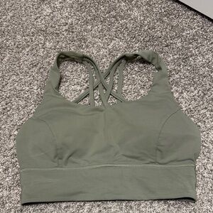 Lululemon Olive Green Sports Bra